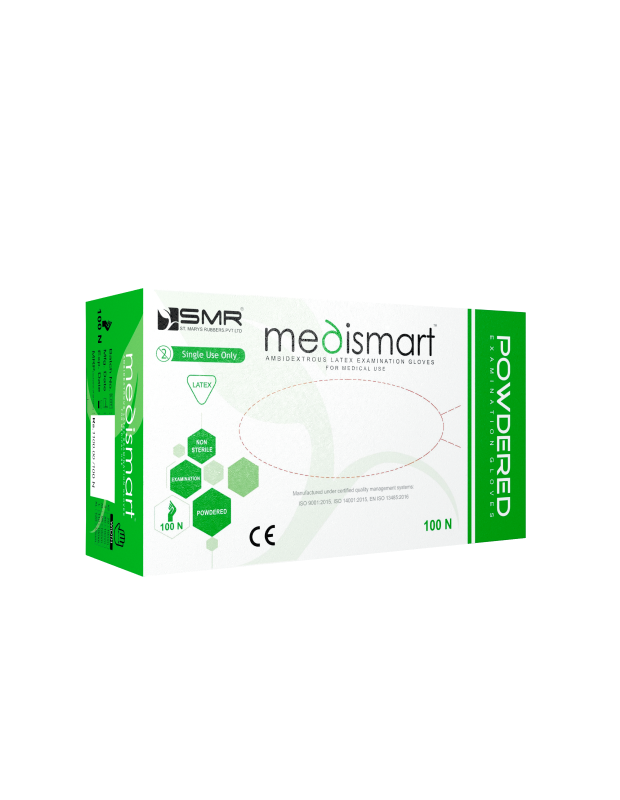 Non Sterile Latex Examination Gloves –Powdered