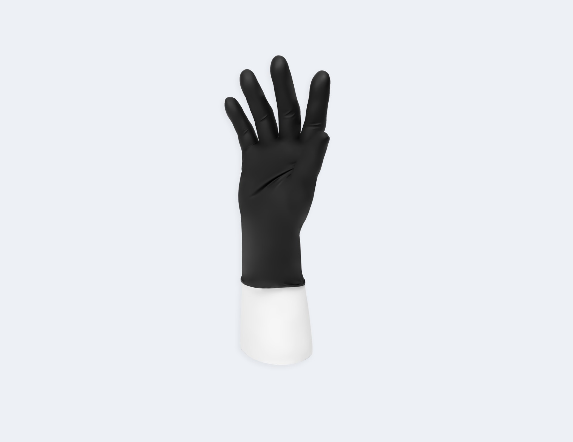 Disposable Black Nitrile Gloves